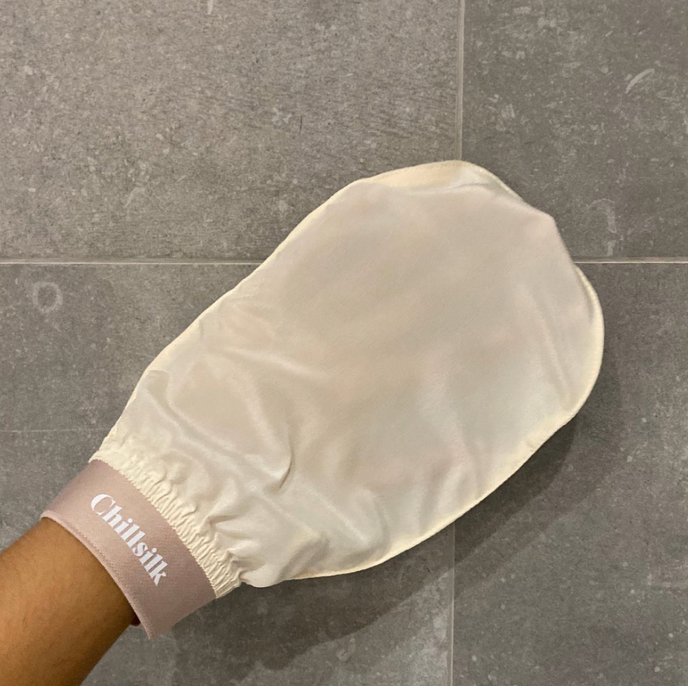 Gant exfoliant en soie