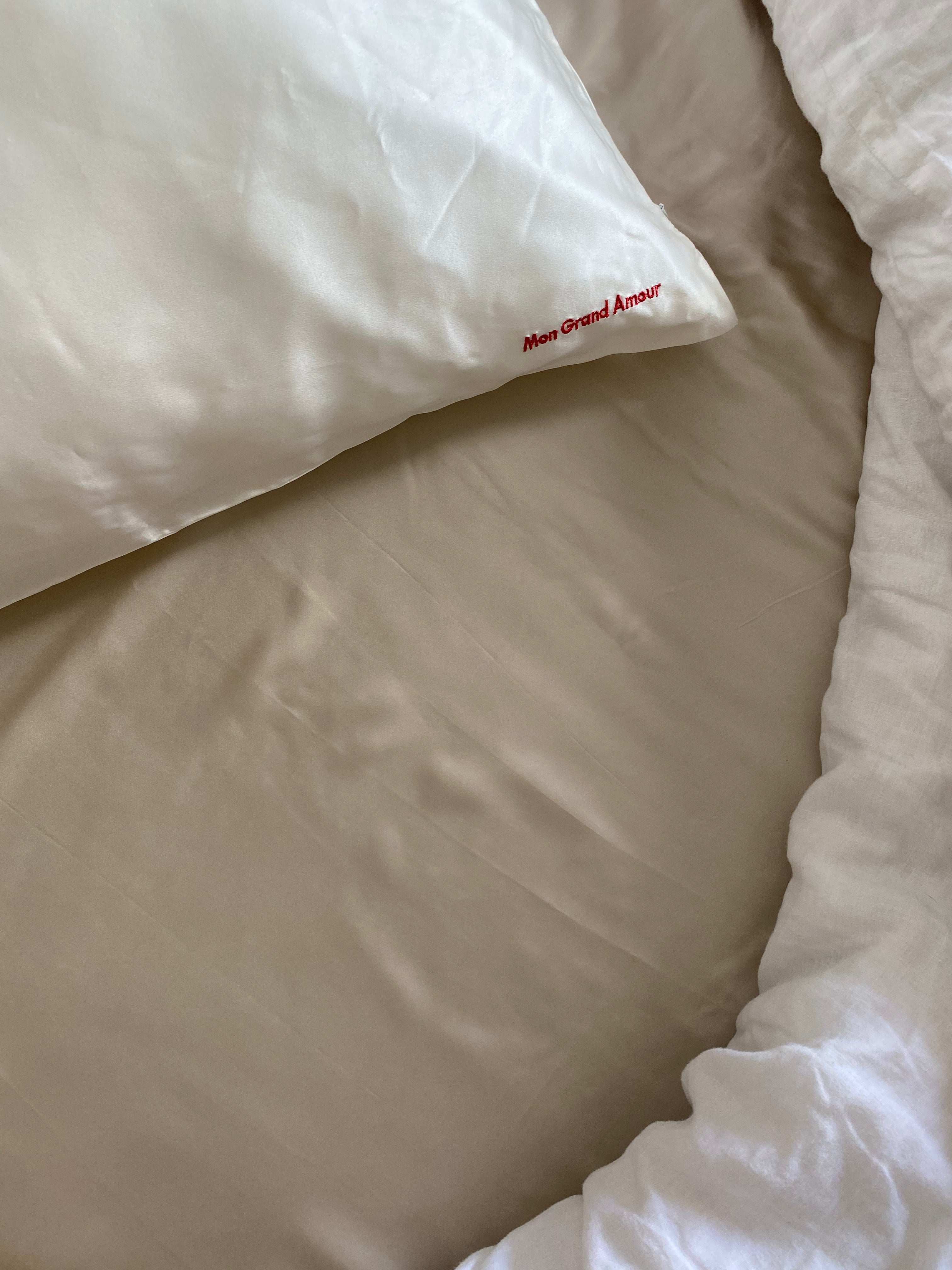 Draps housse en soie