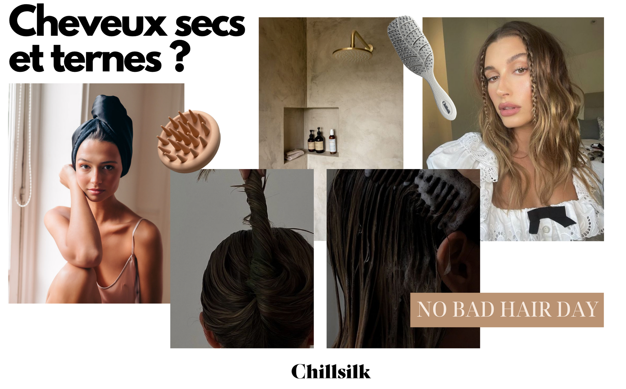 Cheveux secs et ternes ? Nous avons la solution !