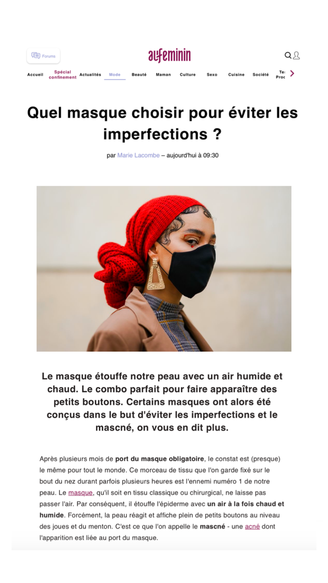 AU FÉMININ