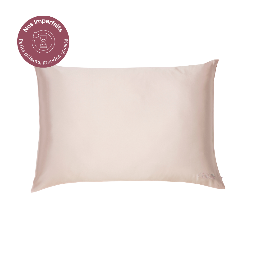 La Taie en soie Blush- Les imparfaits