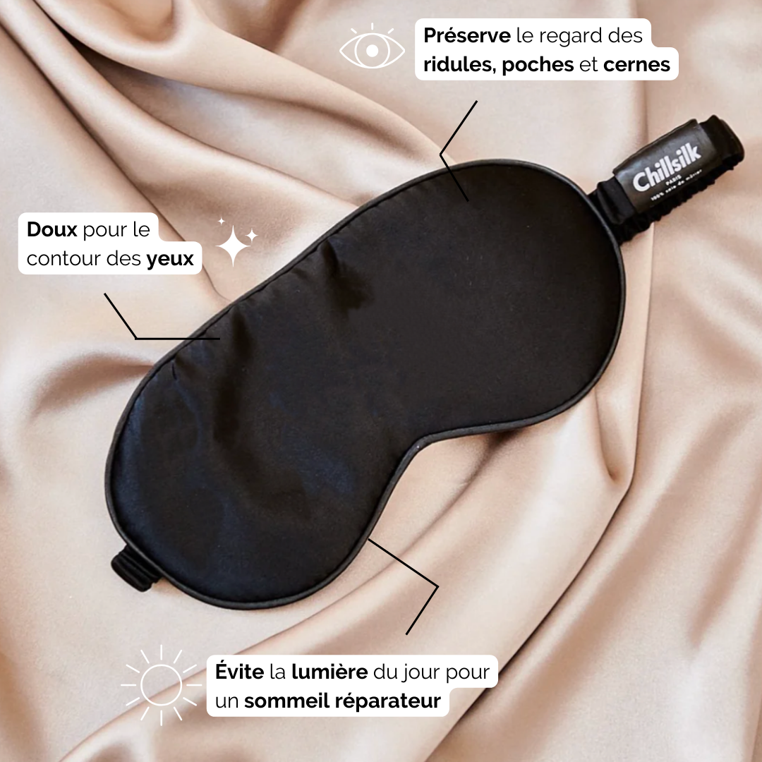 Masque de nuit en soie
