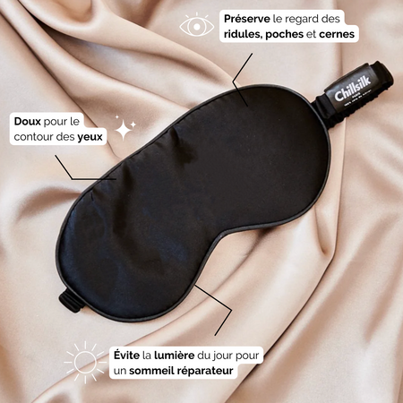 Masque de nuit en soie