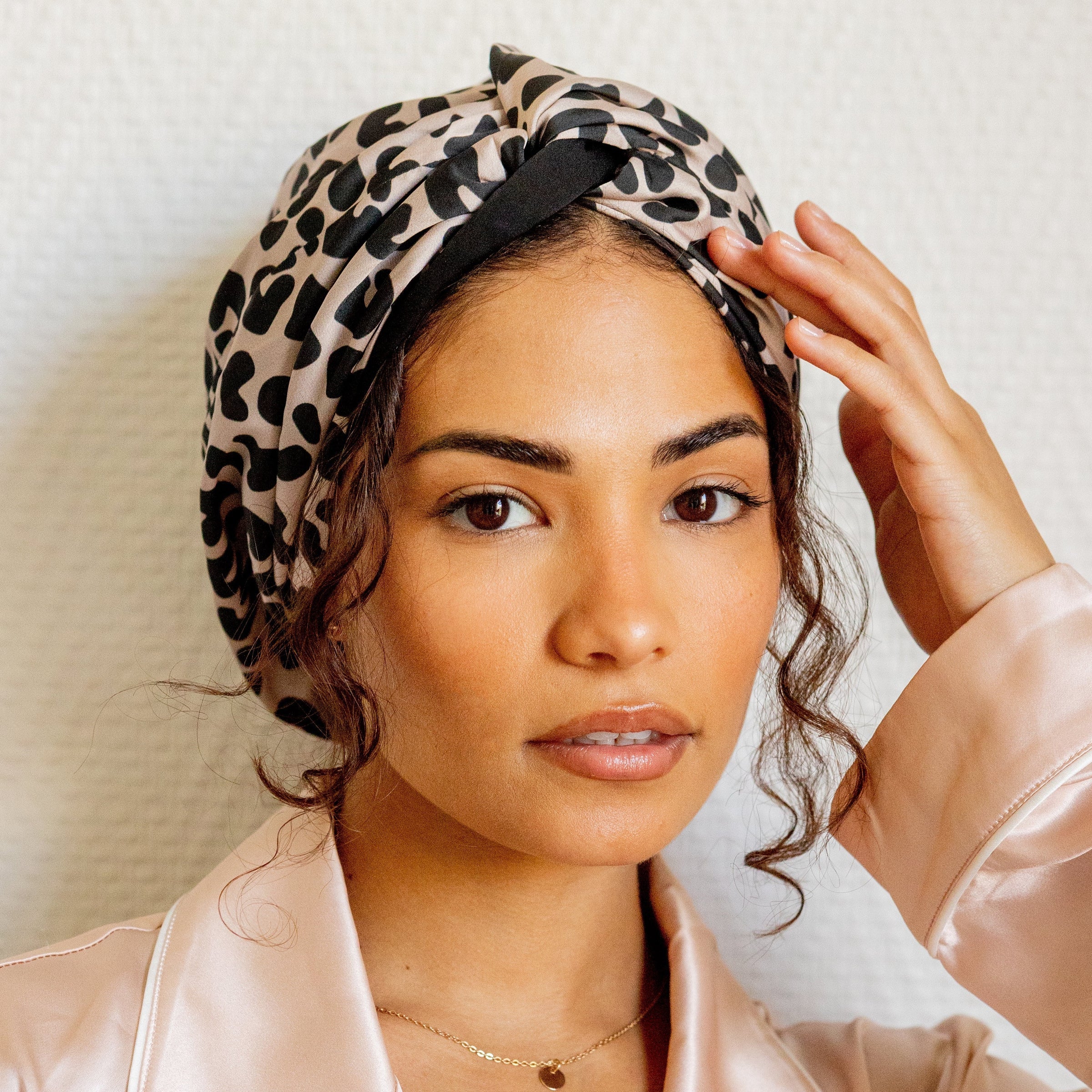 Le bonnet Turban en Satin