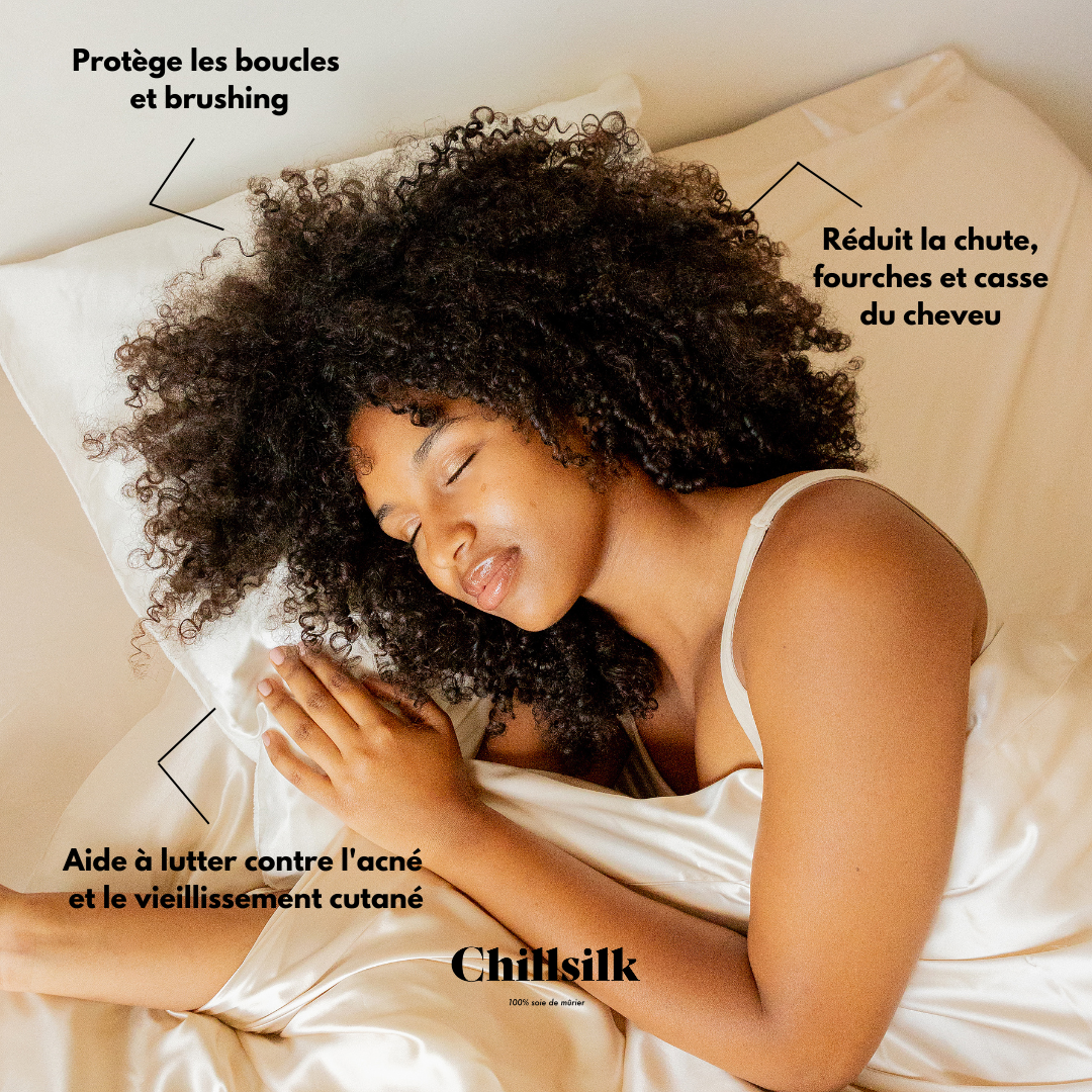 Taie d'oreiller en satin