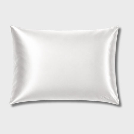 Taie d'oreiller en satin et microfibre