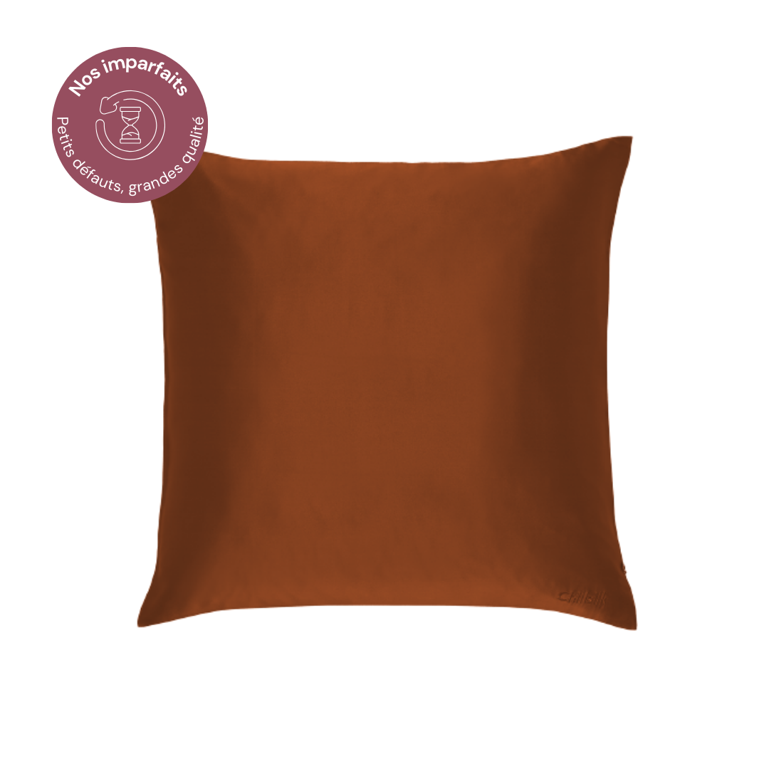 La Taie en soie Terracotta - Les imparfaits