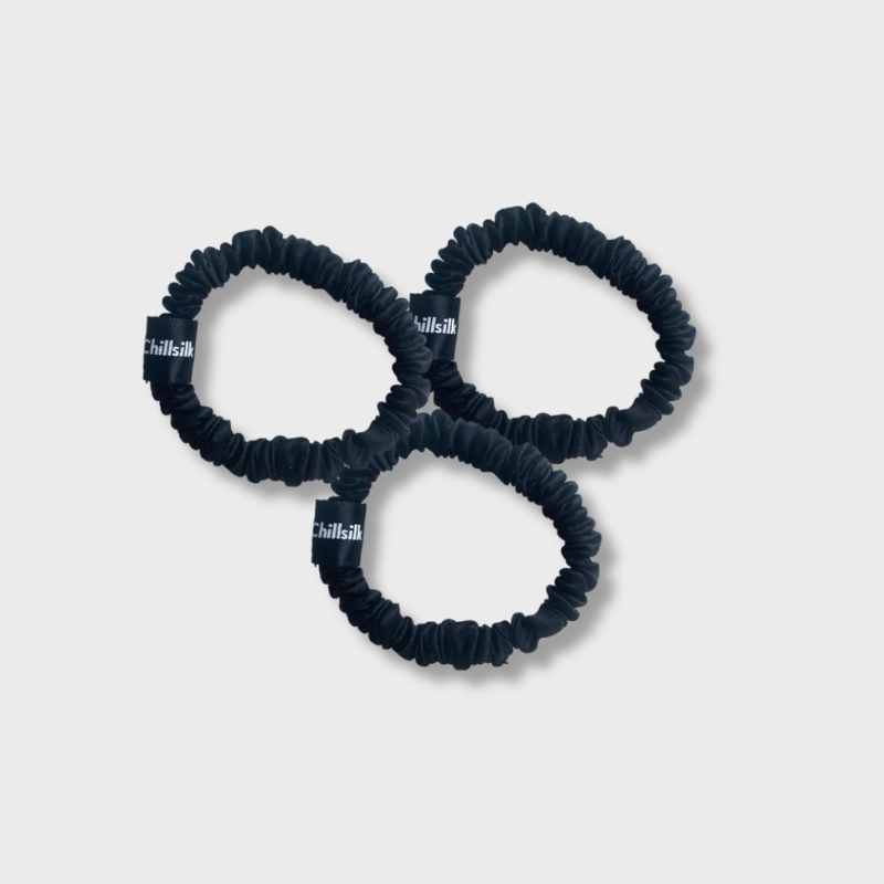 Trio de chouchous en soie Tiny