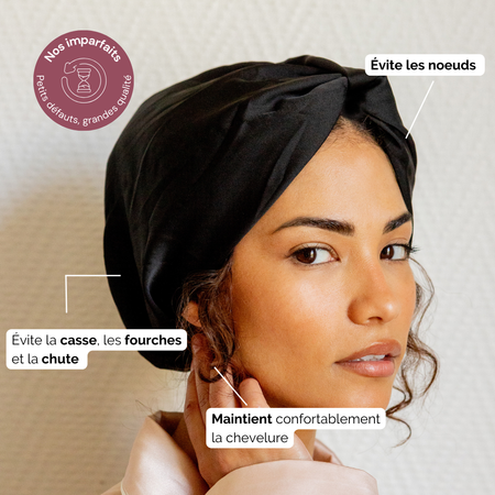 Le turban en satin Léopard - Les imparfaits