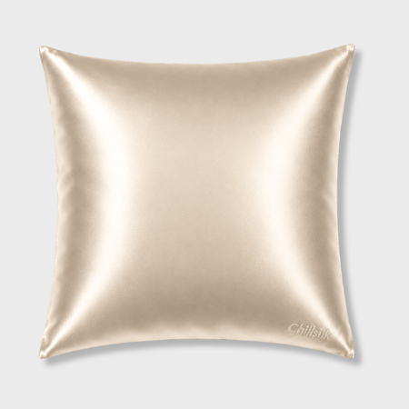 Taie d'oreiller en soie et microfibre
