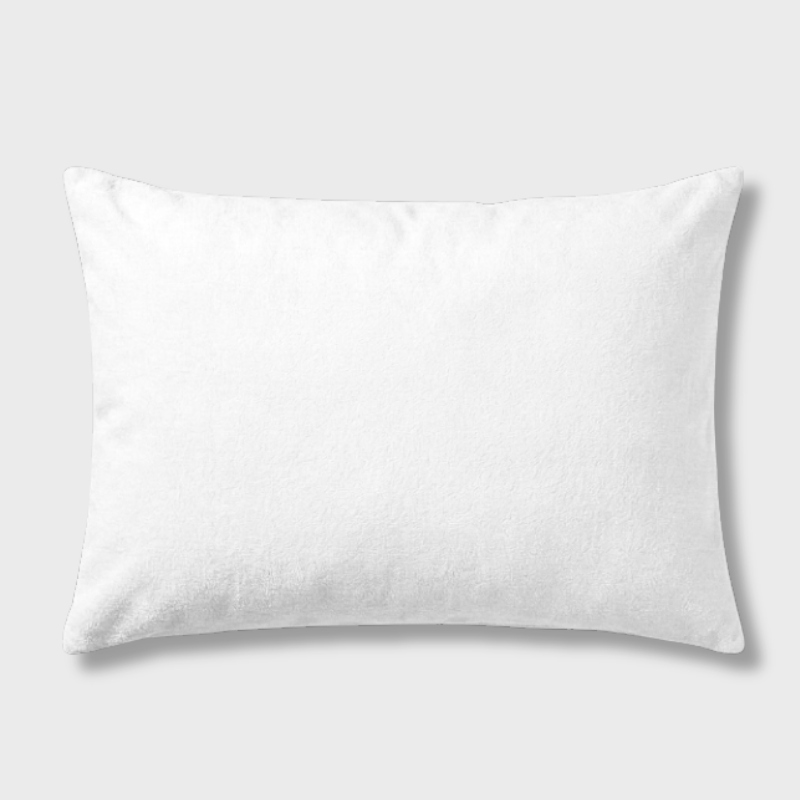 Taie d'oreiller en soie et microfibre