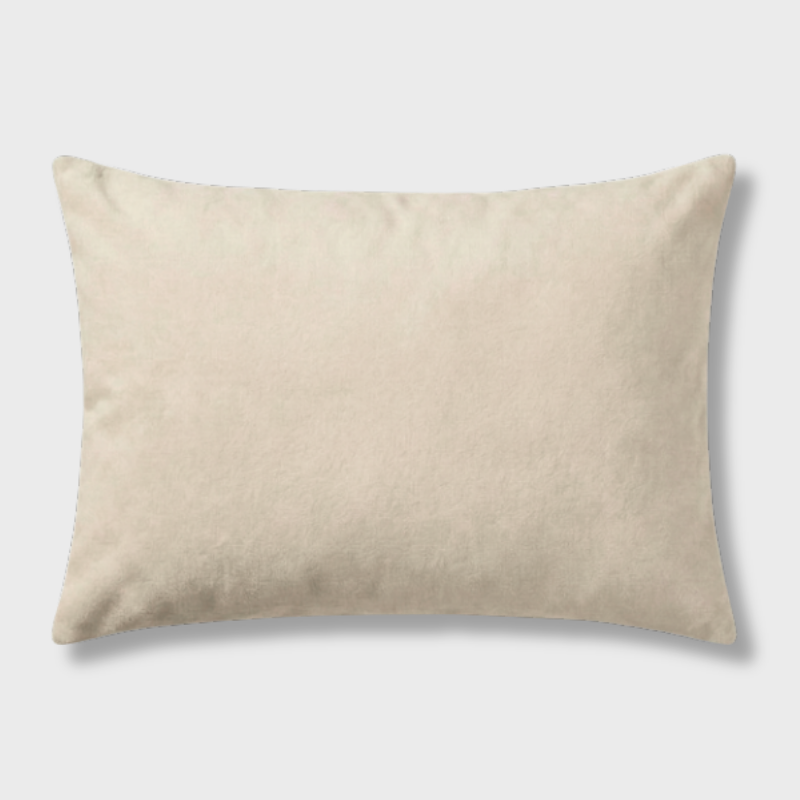Taie d'oreiller en soie et microfibre