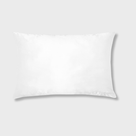 Taie d'oreiller en satin et microfibre