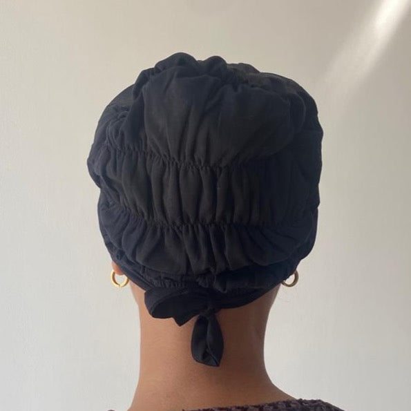 Bonnet de nuit en satin