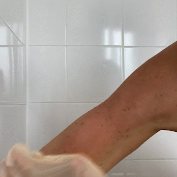 Gant exfoliant en soie