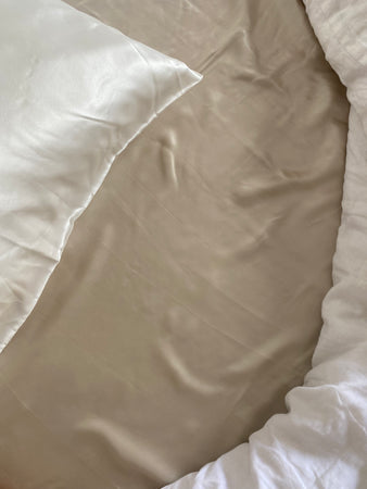 Draps housse en soie